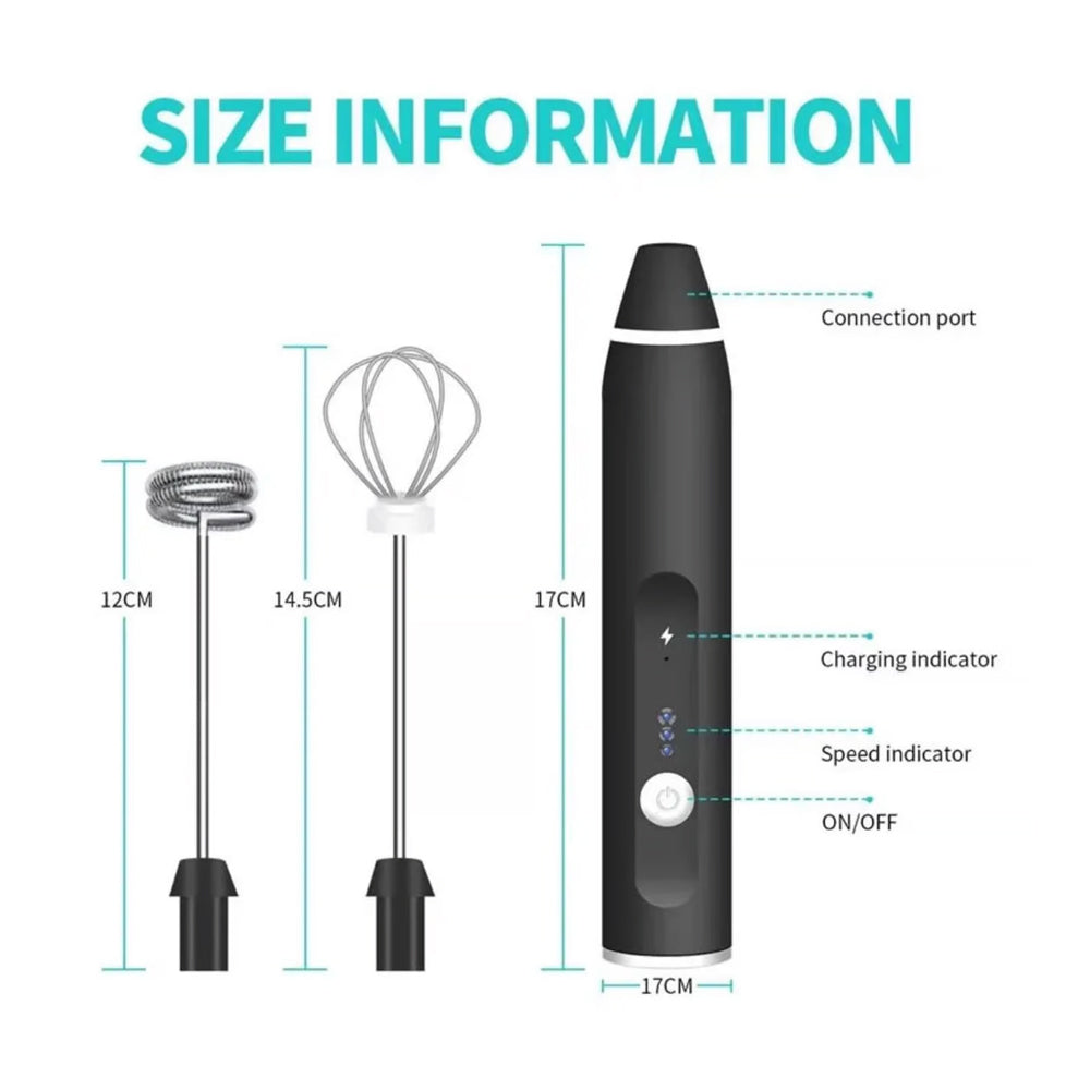 Batidor Electrico 2 En 1 Recargable
