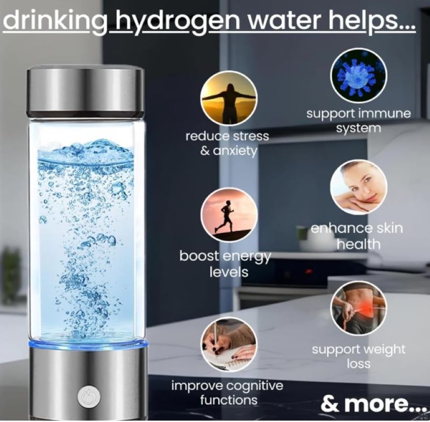 Botella Termo De Agua De Hidrogeno