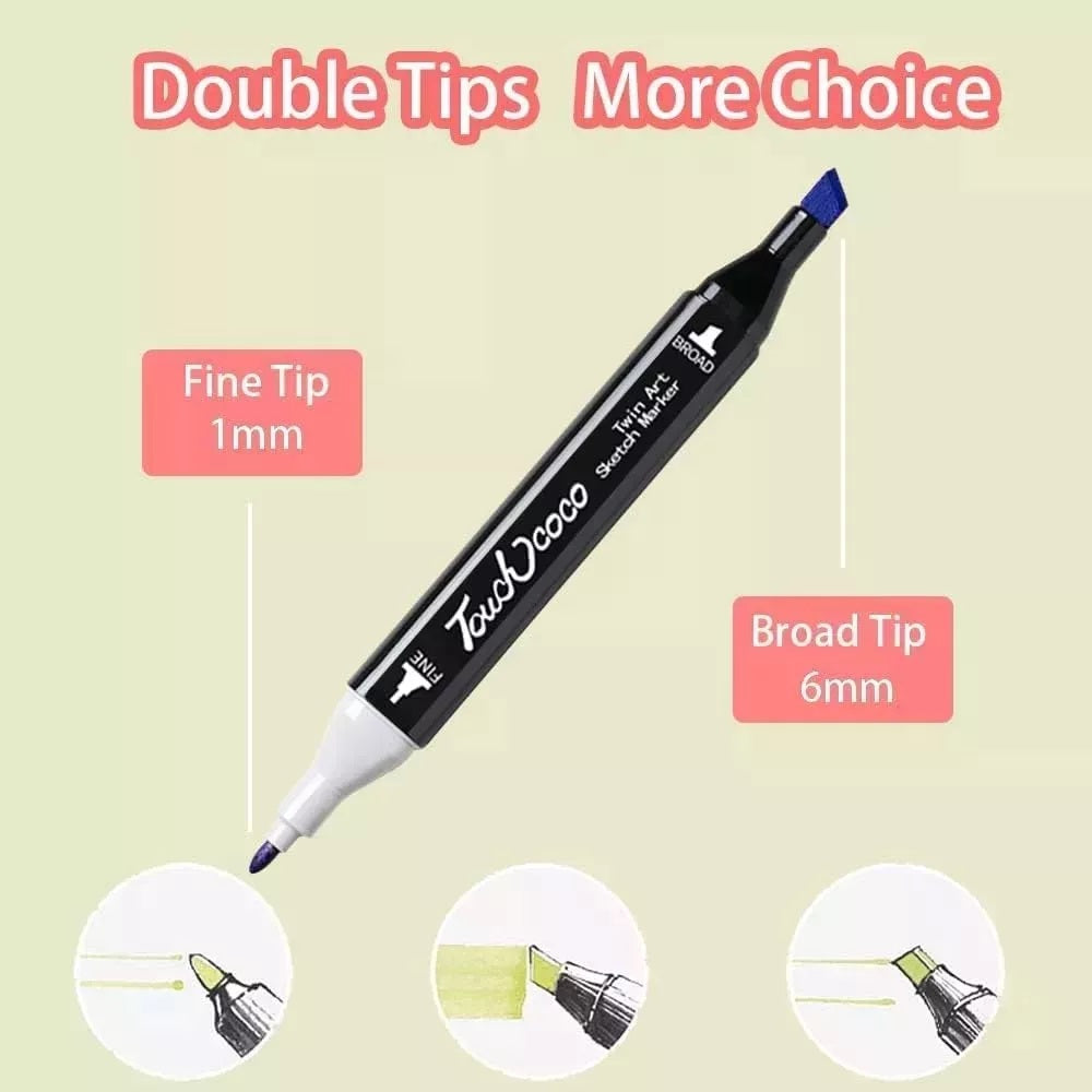 Kit X 120 Piezas De Marcadores Dobles