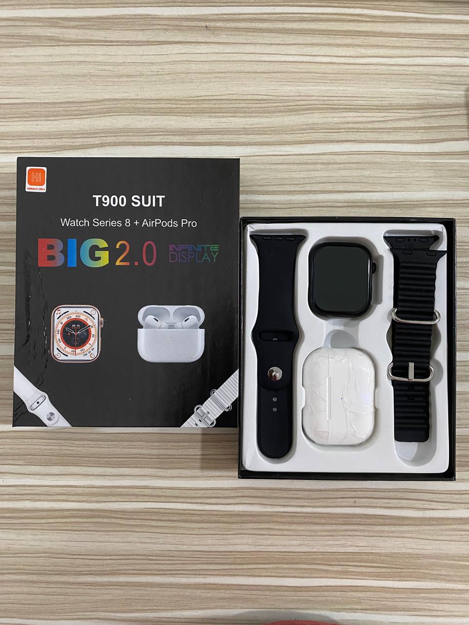 Combo Reloj Smartwatch T900 + audífonos