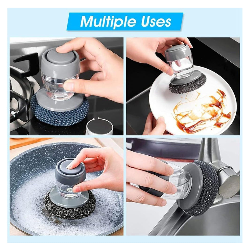 Dispensador Jabón Esponja brillo Olla