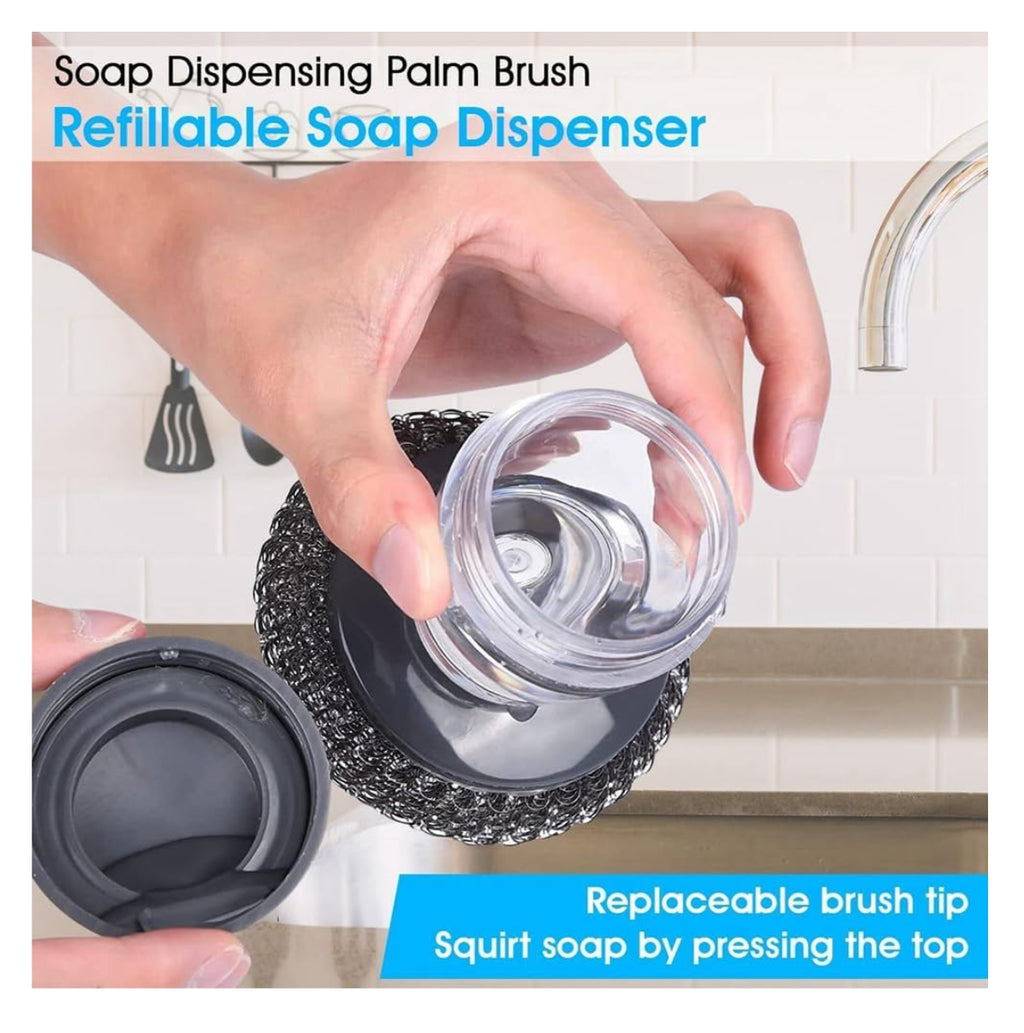 Dispensador Jabón Esponja brillo Olla