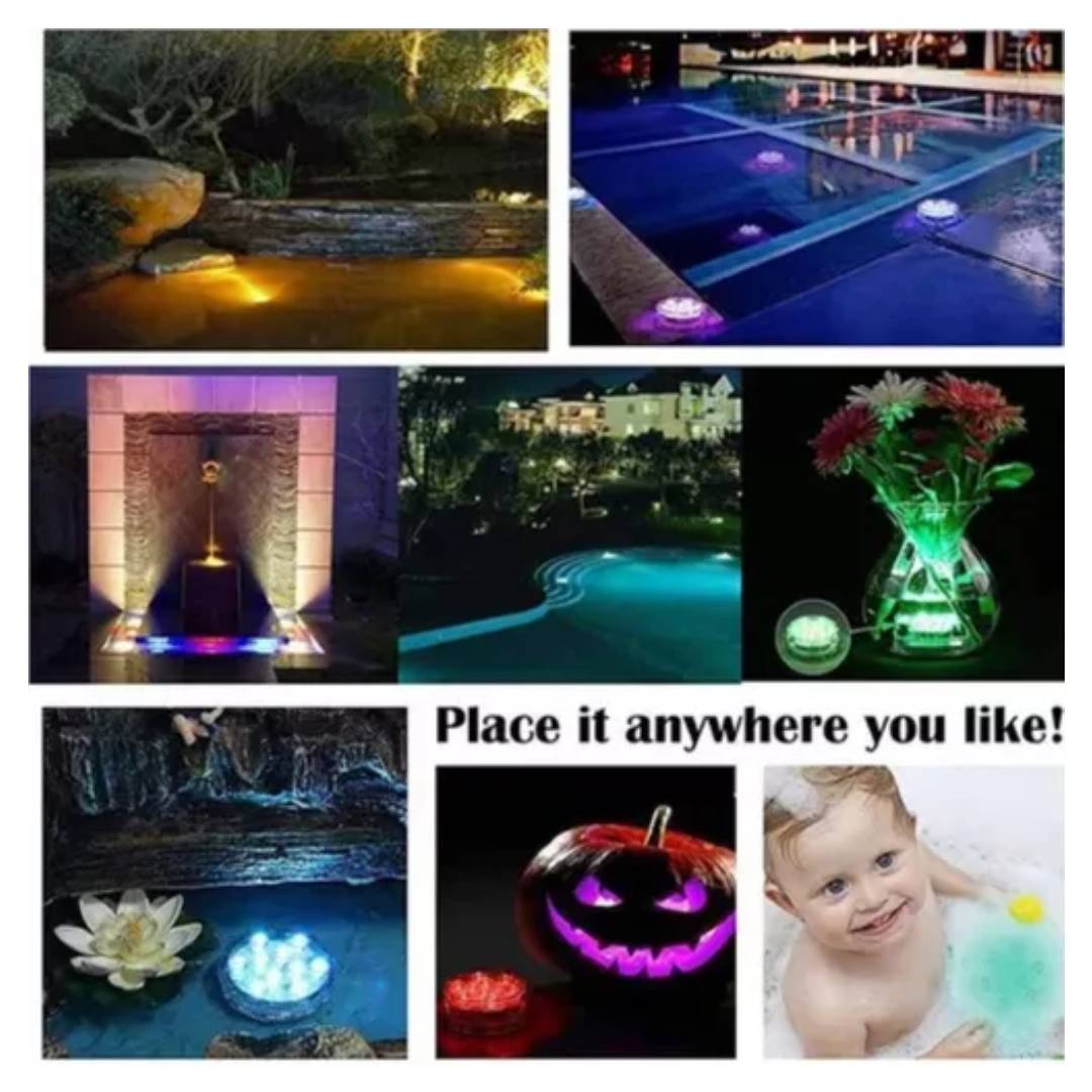 🌈 ¡Transforma Tu Piscina con Luces LED RGB! 💦 Kit de Iluminación Multicolor