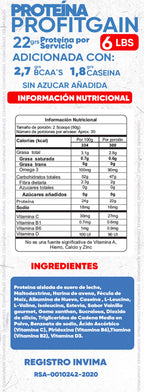 Proteina whey isolate 6 libras Profit
