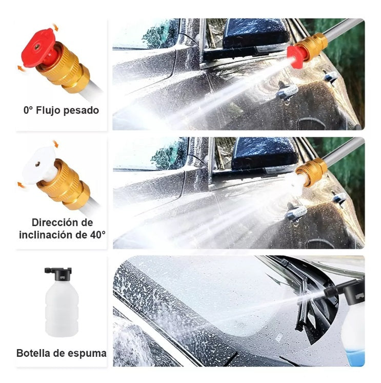 🚀 Hidrolavadora Portátil Recargable (2 Baterías)