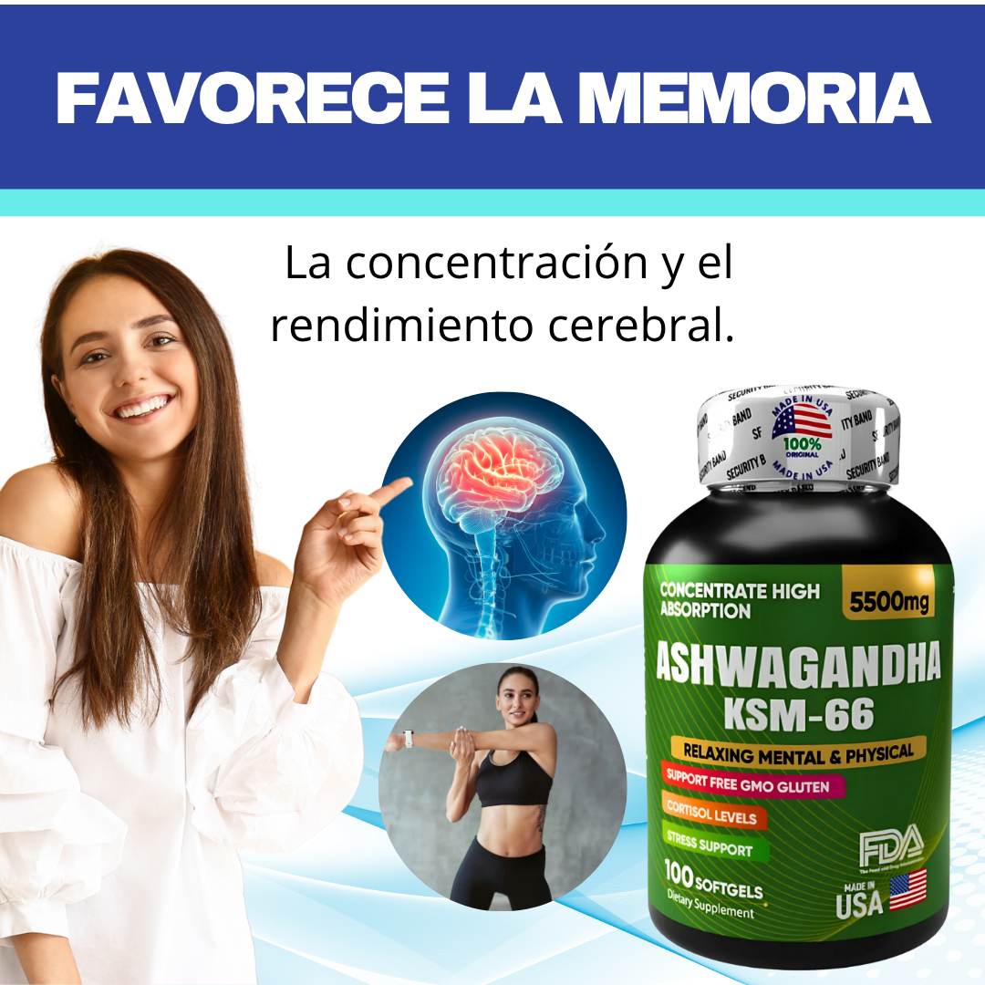🌿 Ashwagandha KSM-66 - El Secreto