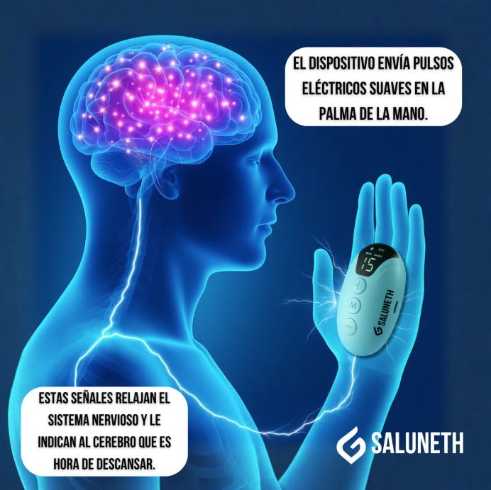Dispositivo Portátil deRelaxación EMS – Tu aliado esencial para manejar el estrés y apoyar el control de la ansiedad