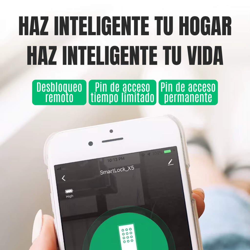 Cerradura Inteligente de Alta Seguridad y Control Total