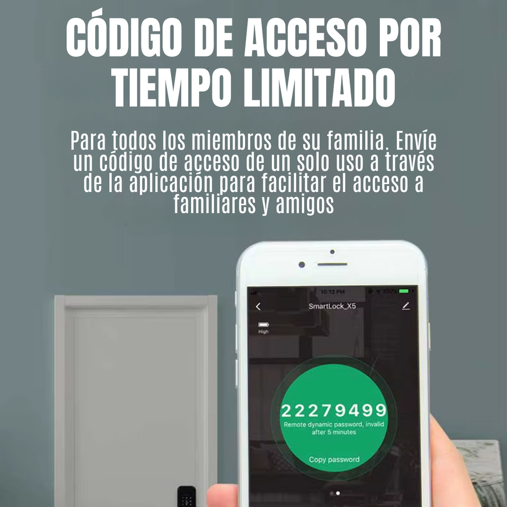 Cerradura Inteligente de Alta Seguridad y Control Total