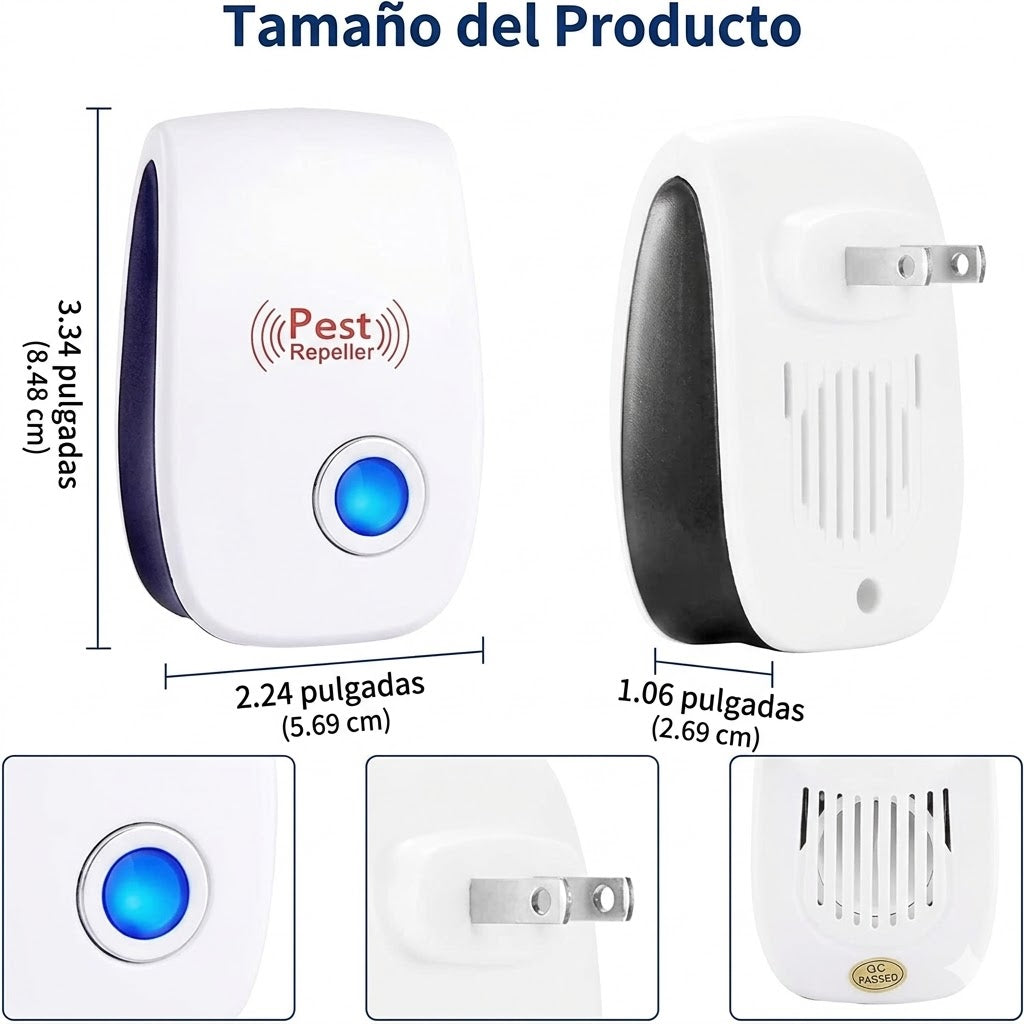 Repelente Ultrasonico Pest Caja Verde