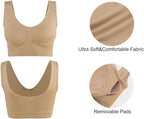 Sujetador deportiva sin costuras beige XL/XXL - additional image 5