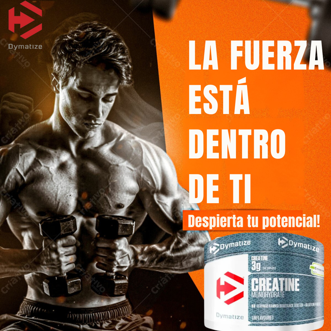 ⚡CREATINA DYMATIZE 300GR🏋️‍♂️