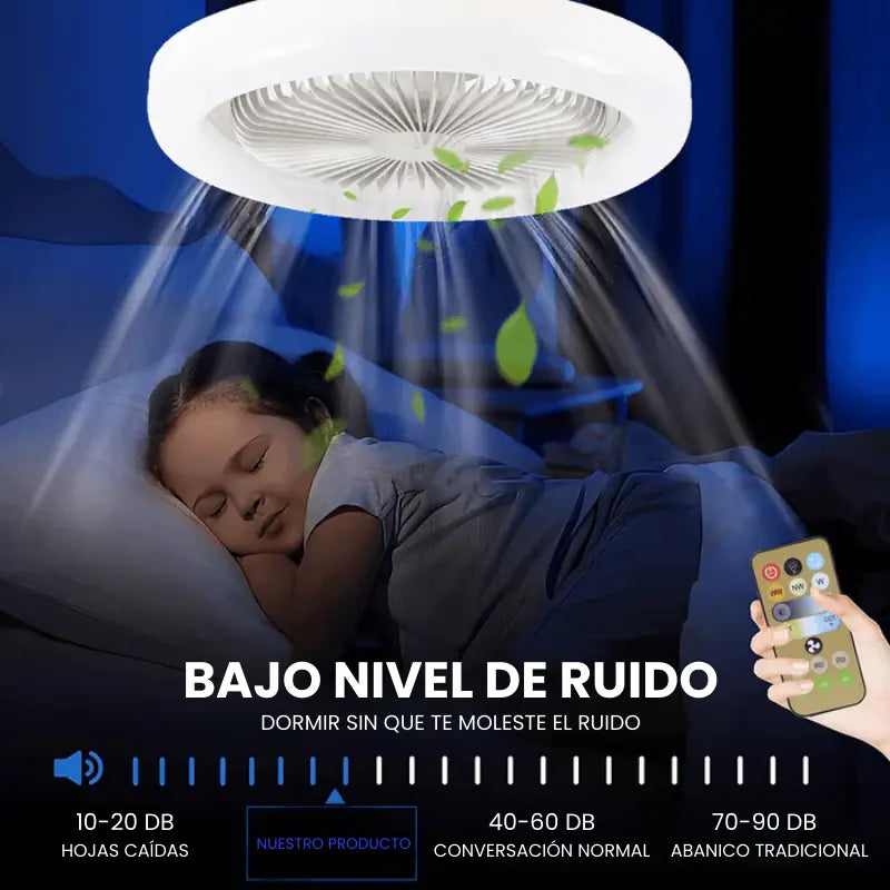 Ventilador Inteligente de LED 2 en 1 TurboMax™ - [SÚPER POTENTE]