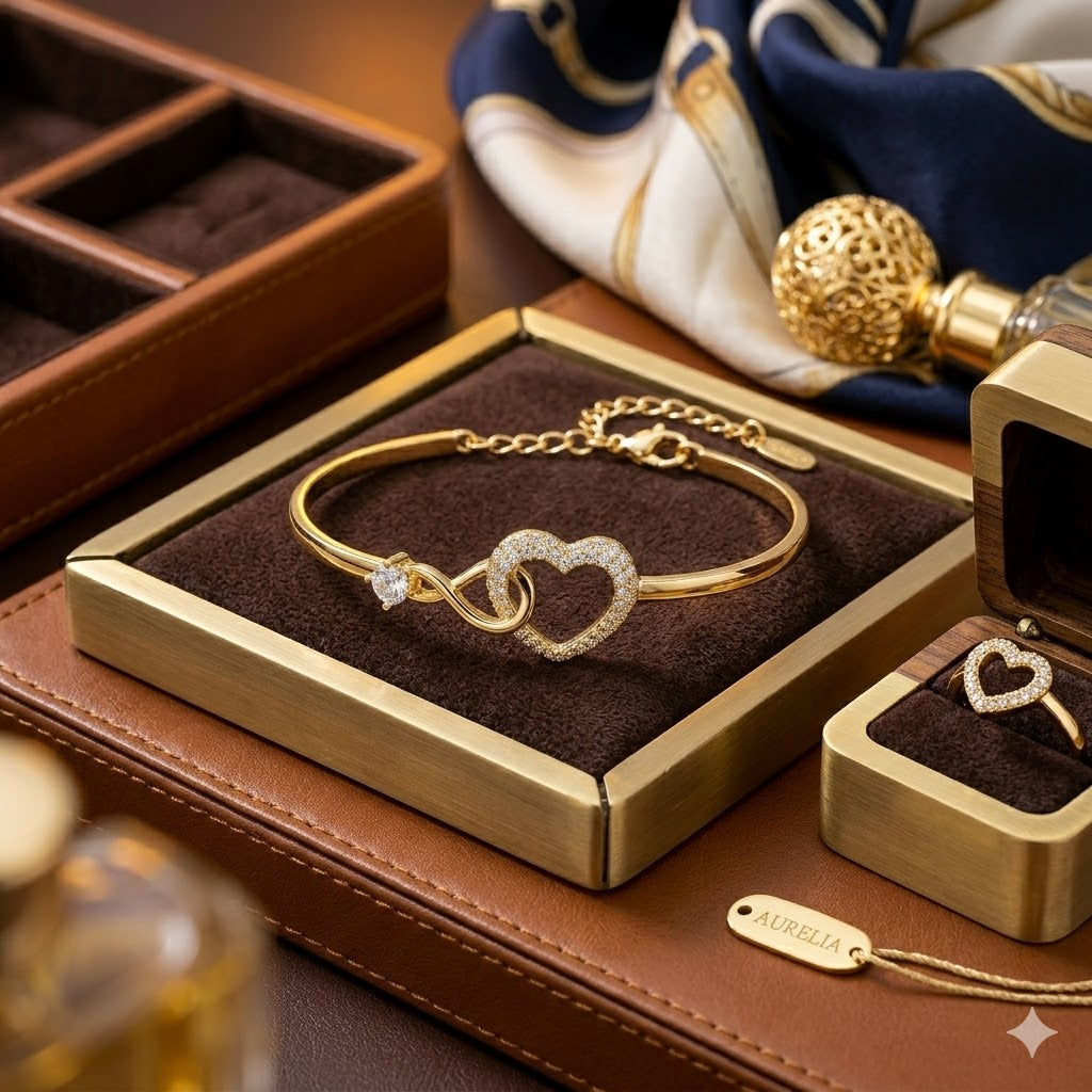 Brazalete Corazon Infinito +CAJAREG