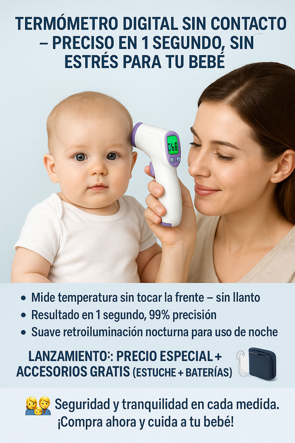 TERMÓMETRO DIGITAL SIN CONTACTO