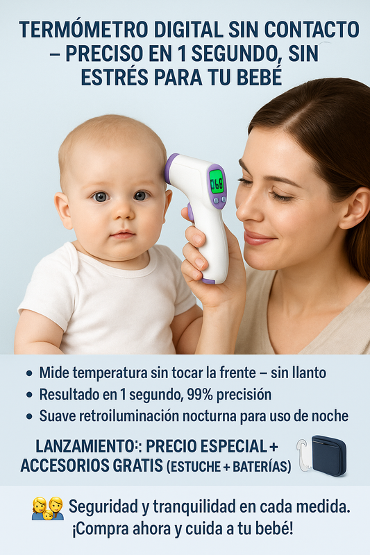 TERMÓMETRO DIGITAL SIN CONTACTO
