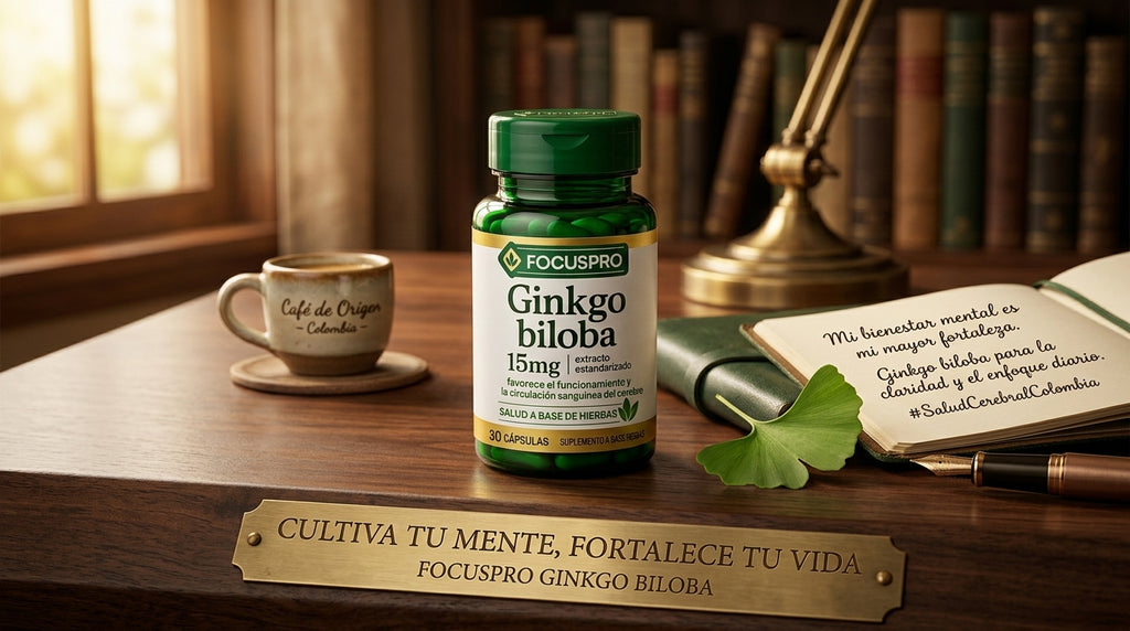 FOCUS PRO GINKGOBILOBA - Energía y enfoque para tu día a día💪🧠