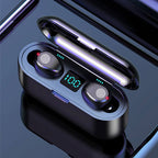 Audífono Inalámbricos F9 Con Power Bank