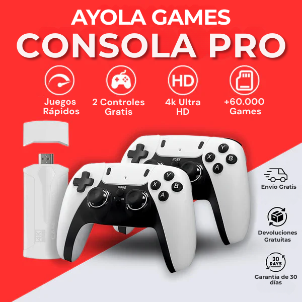¡Vuelve a vivir tu infancia con la Consola Retro de +30.000 Juegos! Co.🎮+ Audifonos F9(Regalo)