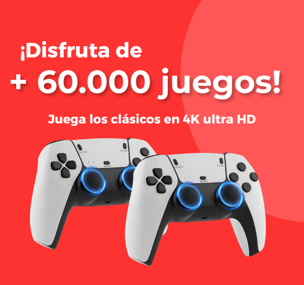 ¡Vuelve a vivir tu infancia con la Consola Retro de +30.000 Juegos! Co.🎮+ Audifonos F9(Regalo)
