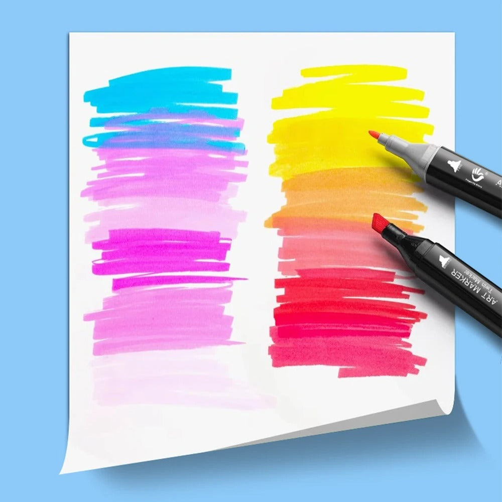 Kit X 120 Piezas De Marcadores Dobles