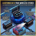Audífonos M19 TWS Bluetooth con Power Bank y Linterna