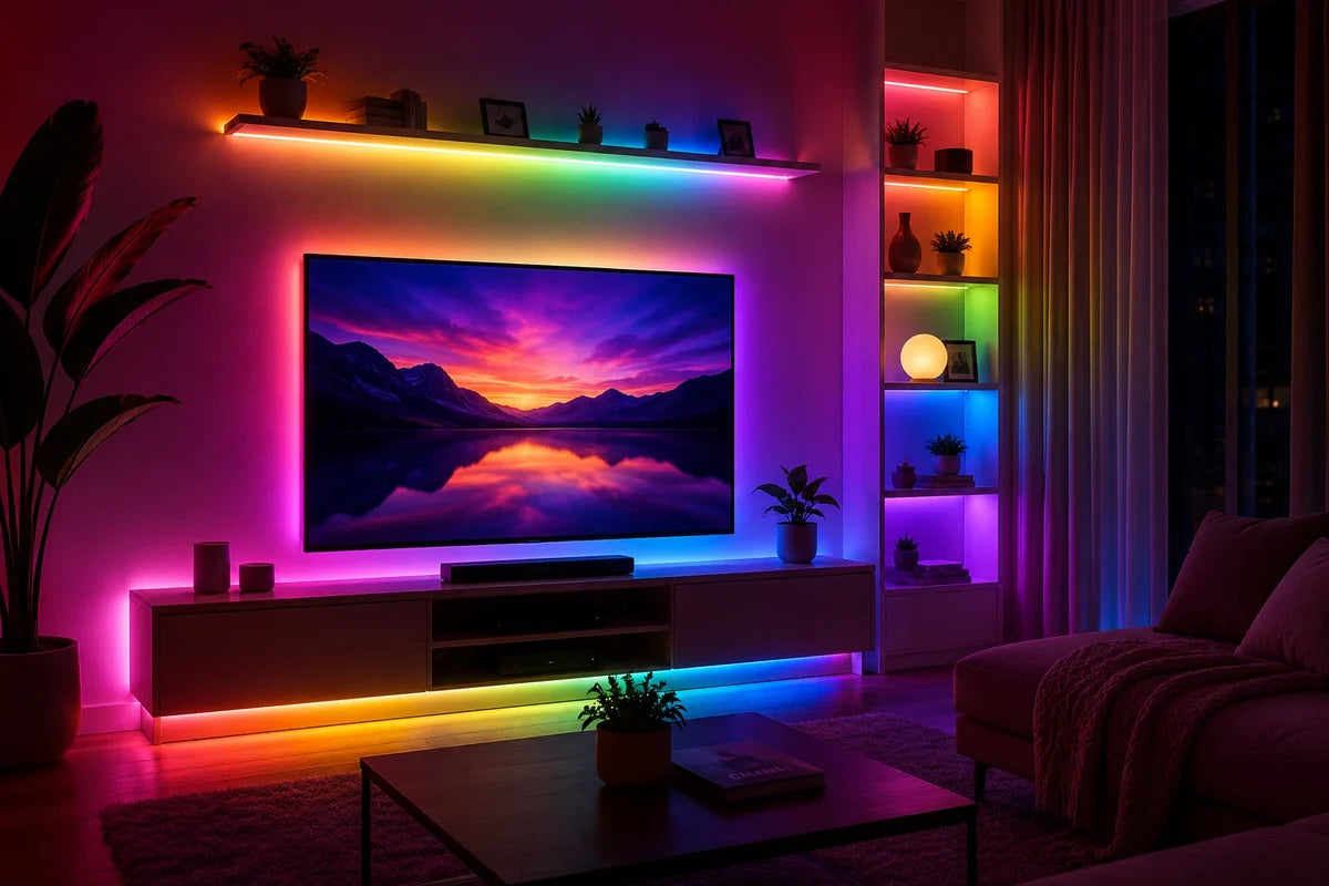 Cinta Led Tira Luces 5mts Rgb Multicolor