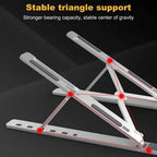 Soporte para Portátil en Aluminio | Ajustable y Plegable