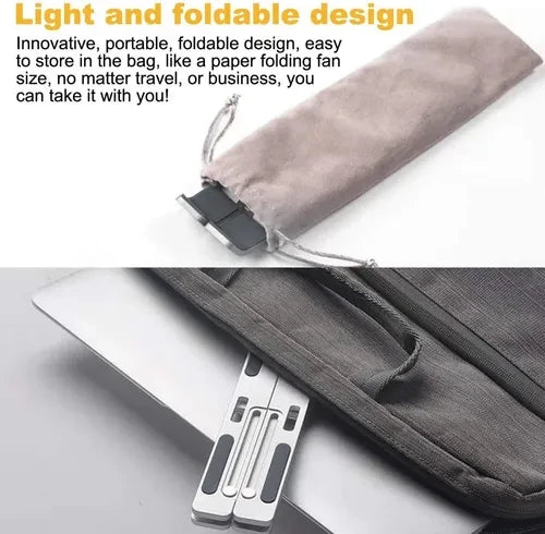 Soporte para Portátil en Aluminio | Ajustable y Plegable