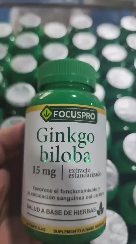 FOCUS PRO GINKGOBILOBA - Energía y enfoque para tu día a día💪🧠