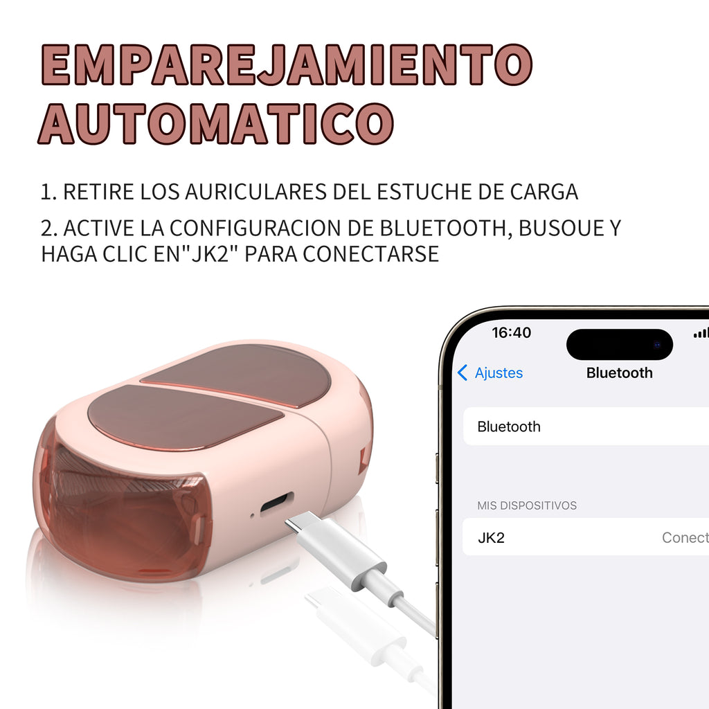 Audifonos Inalámbricos JKMX Corazon JK2