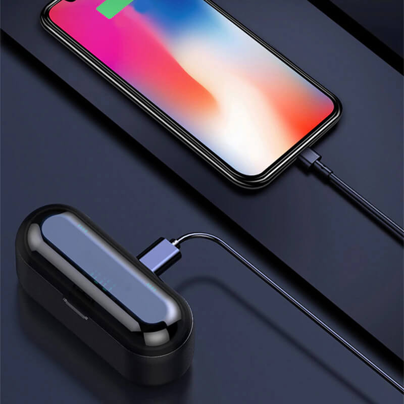 Audífono Inalámbricos F9 Con Power Bank